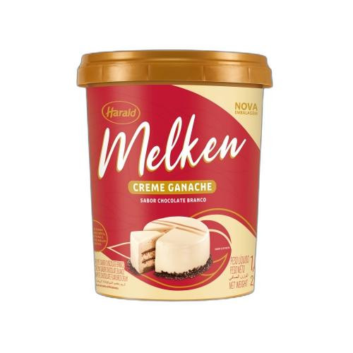 Detalhes do produto Ganache Melken 1Kg Harald Choc Bco