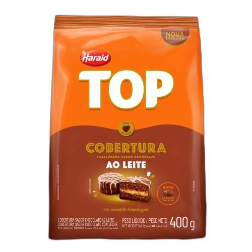 Detalhes do produto Choc Gotas Top 400Gr Harald Ao Leite