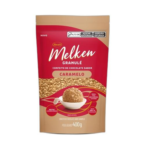 Detalhes do produto Confeito Melken Granule 400Gr Harald Caramelo