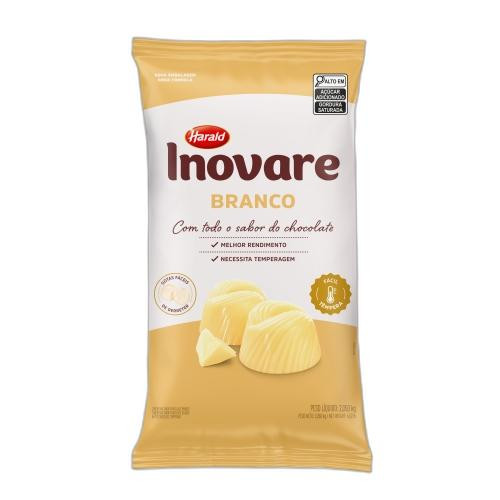 Detalhes do produto Cobert Choc Gotas Inovare 2,05Kg Harald Branco