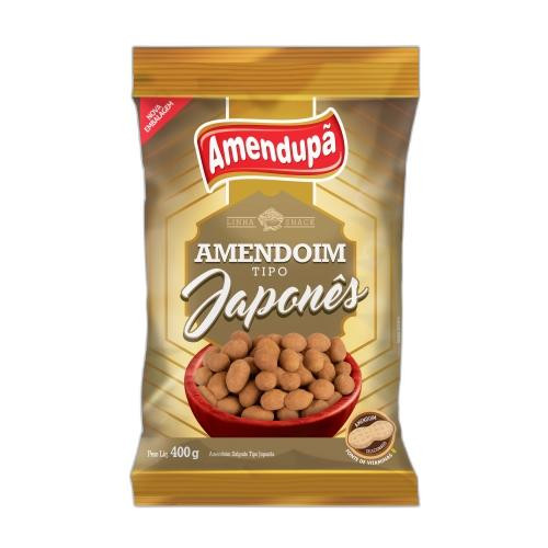 Detalhes do produto Amendoim Japones Pc 400Gr Amendupa Salgado