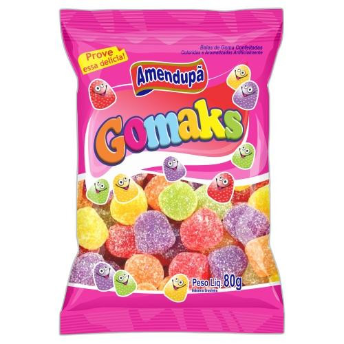 Detalhes do produto Goma Gomaks 80Gr Amendupa Sortido