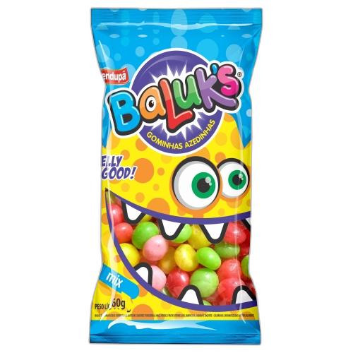 Detalhes do produto Goma Baluks Azedinha Pc 60Gr Amendupa Sortido