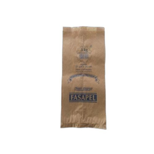 Detalhes do produto Saco Kraft 3Kg 500Un Fasapel .