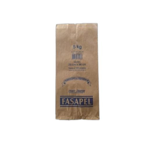 Detalhes do produto Saco Kraft Mix Econo 5Kg 500Un Fasapel .