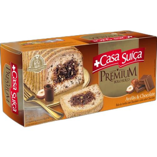 Detalhes do produto Bolo Premium 270Gr Casa Suica Avela.chocolate