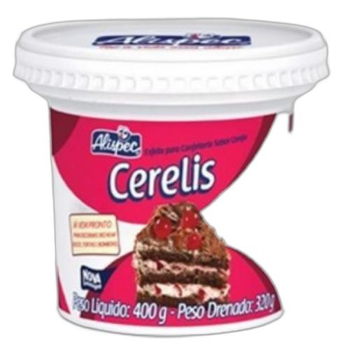 Detalhes do produto Cereja Calda Cerelis Pt 400Gr Alispec .