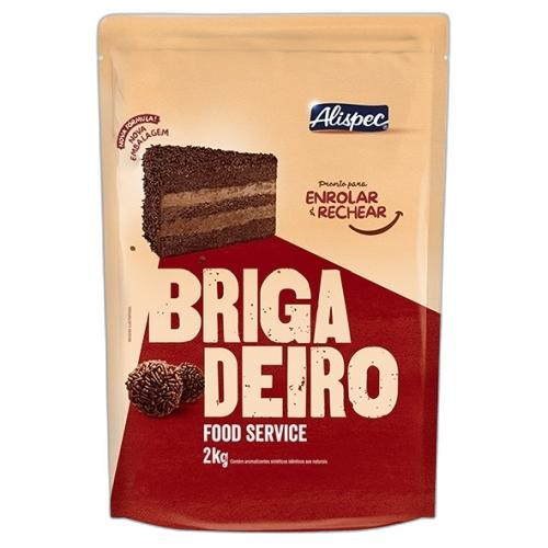 Detalhes do produto Brigadeiro Bisnaga 2Kg Alispec Chocolate