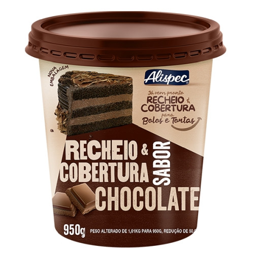 Detalhes do produto Rech E Cobert 950Gr Alispec Chocolate