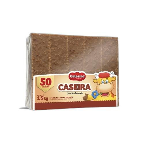 Detalhes do produto Pacoca Caseira Quad Pc 50X30Gr Gulosina Amendoim