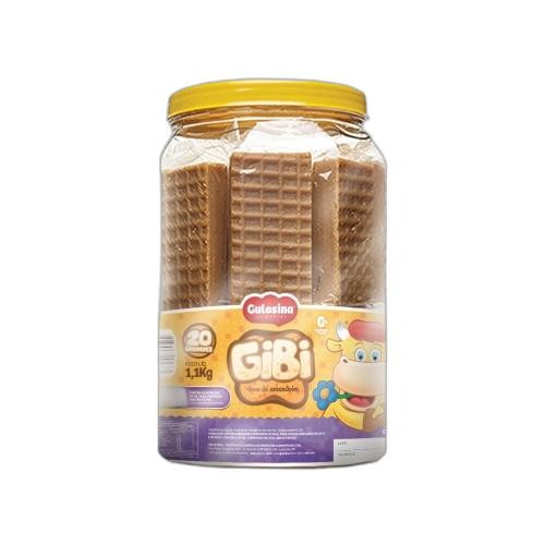 Detalhes do produto Gibi Embr Pt 20X55Gr Gulosina Amendoim