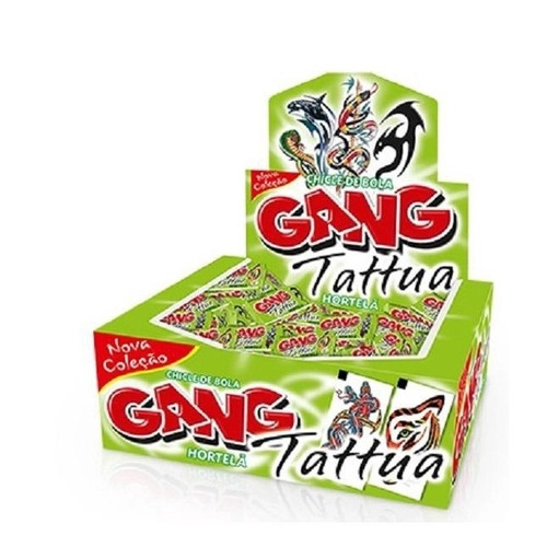 Detalhes do produto Chicle Gang Tattua 100Un 400Gr Gb Br Hortela