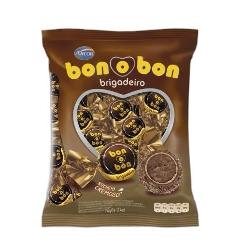Detalhes do produto Bombom Bonobon Pc 750Gr (50Un) Arcor Brigadeiro