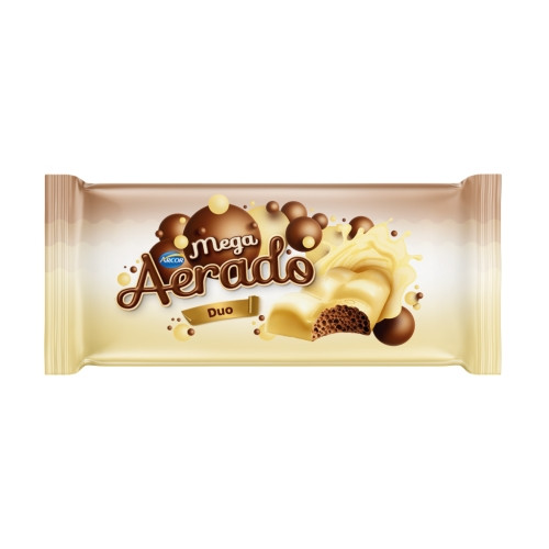 Detalhes do produto Choc Mega Aerado Duo 15X22Gr Arcor Choc.choc Bco