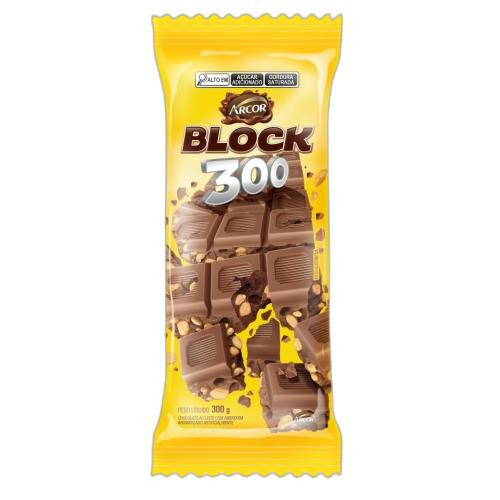 Detalhes do produto Choc Block 300Gr Arcor Ao Leite.amendo