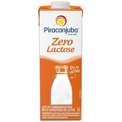 Detalhes do produto Leite Uht Zero Lactose 1L Piracanjuba Semidesnatado