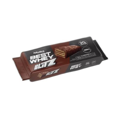 Detalhes do produto Wafer Blitz Best Whey1 105Gr Athletica  Chocolate