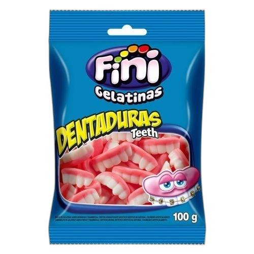Detalhes do produto Bala Gelatina Dentaduras 80Gr Fini Frutas