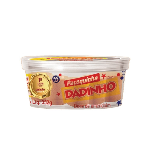 Detalhes do produto Pacoca Rolha Pt 16X22Gr Dadinho Amendoim