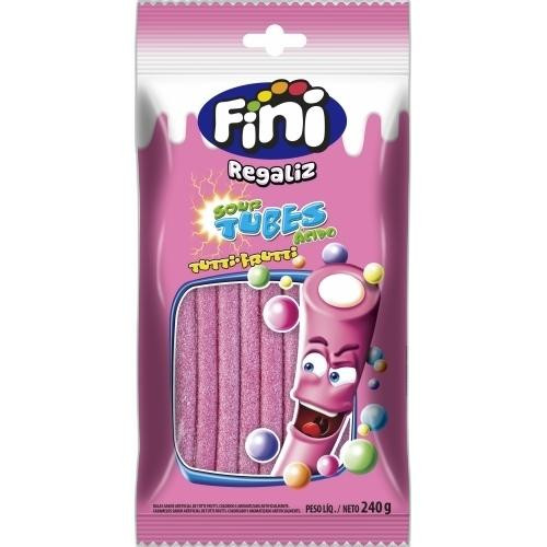 Detalhes do produto Bala Gel Tubes Pc 240Gr Fini Tutti Fru.acido