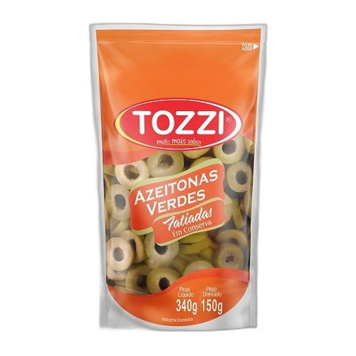 Detalhes do produto Azeitonas Fatiadas Sache 150Gr Tozzi Verde