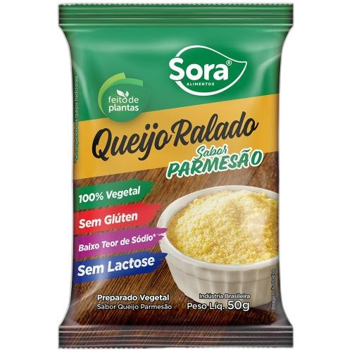 Detalhes do produto Queijo Ralado Vegetal 50Gr Sora  Parmesao