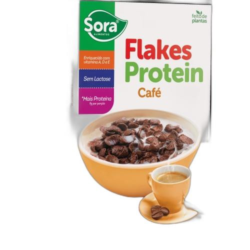 Detalhes do produto Cereal Flakes Protein 120Gr Sora Aliment Cafe