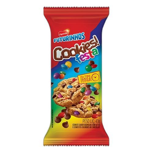 Detalhes do produto Bisc Cookies Futurinhos Festa Pc 40Gr Baun.got Choc