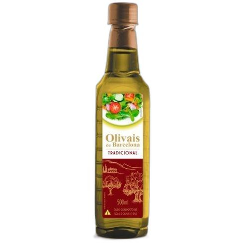 Detalhes do produto Oleo Composto Barcelona 500Ml Brasfoods Soja.oliva