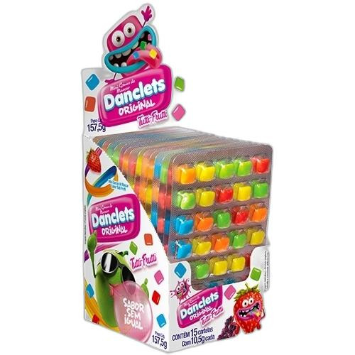 Detalhes do produto Chicle Mini Danclets 15X10,5Gr Danilla Tutti Frutti