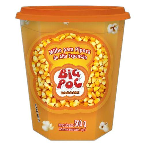 Detalhes do produto Milho Pipoca 500Gr Big Poc .