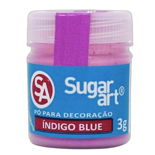 Detalhes do produto X Po P/decoracao 1Un 3Grs Sugar Art Azul Indigo