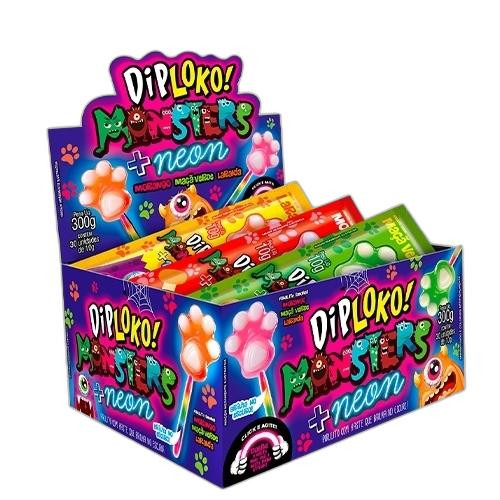 Detalhes do produto Pirl Diploko Monster Patinha Dp 30X10Gr Frutas Sort