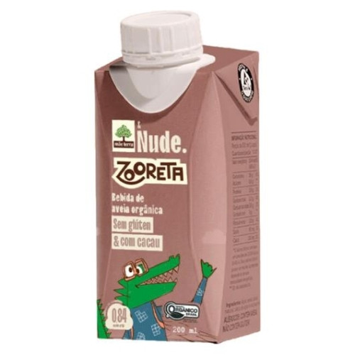 Detalhes do produto Bebida De Aveia Zooreta 200Ml Nude Chocolate