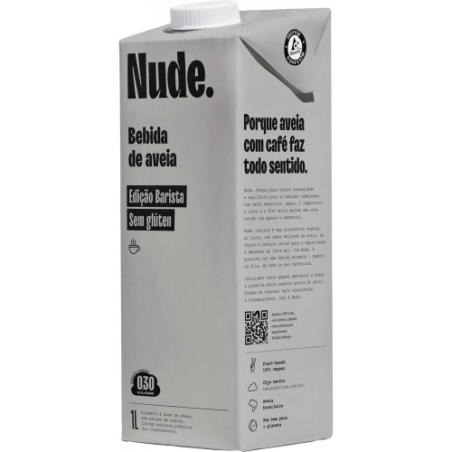 Detalhes do produto Bebida De Aveia 1Lt Nude Barista