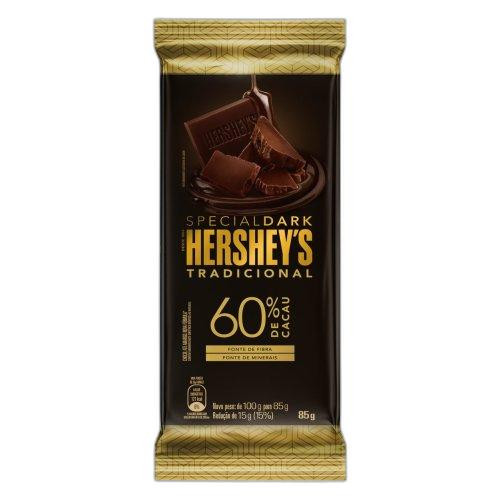 Detalhes do produto Choc Special Dark 60% 85Gr Hershey Meio Amargo