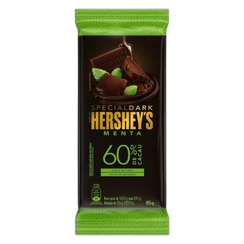 Detalhes do produto Choc Special Dark 60% 85Gr Hershey Menta