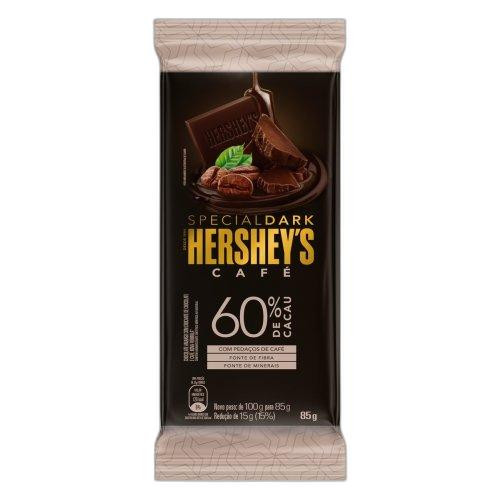 Detalhes do produto Choc Special Dark 60% 85Gr Hershey Cafe.crocante