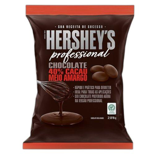 Detalhes do produto Cobert Gotas 2,01Kg Hersheys Meio Amargo