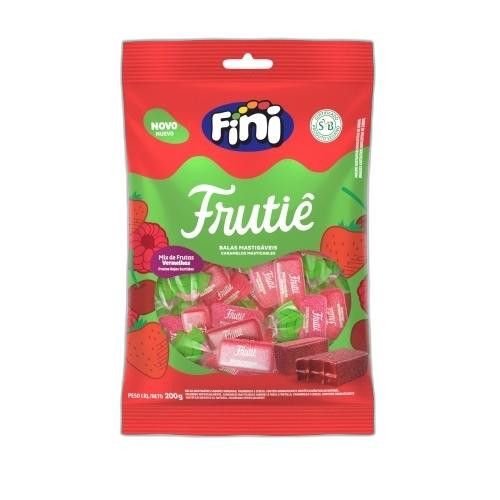 Detalhes do produto Bala Mast Frutie 200Gr Fini Frutas Vermelha