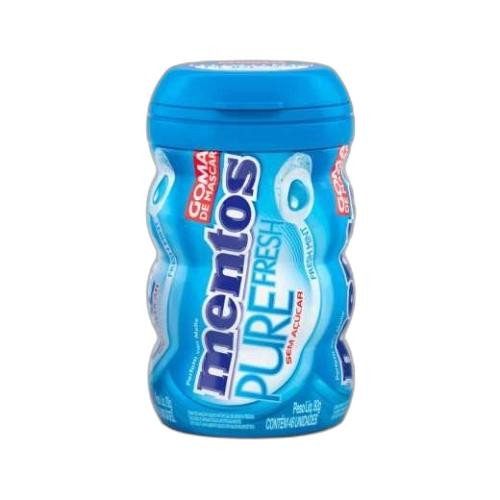 Detalhes do produto Chicle Mentos Pure Sem Acucar Dp 06X46Un Menta Fresca