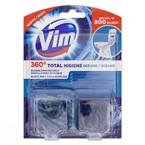 Detalhes do produto Bloco Caixa Acoplada Vim 2Un Unilever Ocean
