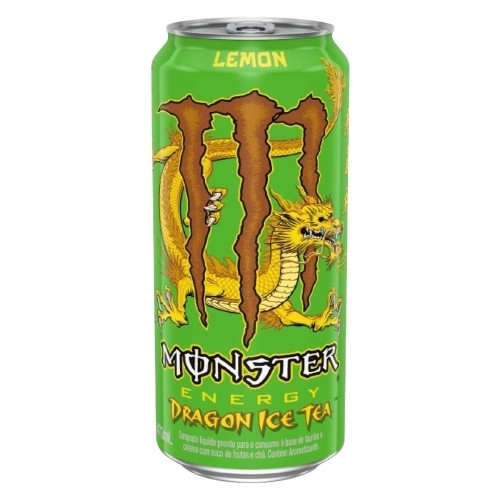 Detalhes do produto Energetico Lt 473Ml Monster Dragon Ice Tea