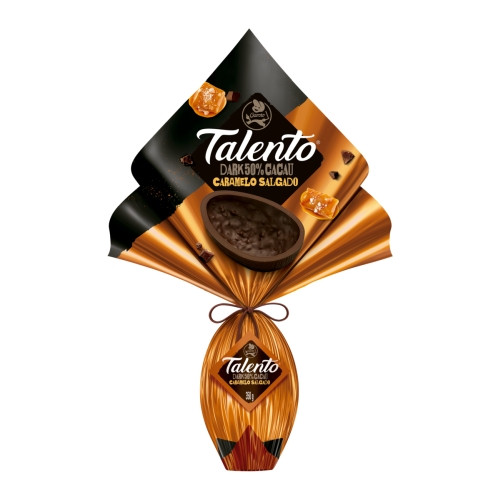 Detalhes do produto Ovo Pascoa Talento Dark 50% 350Gr Nestle Caramelo.salgad