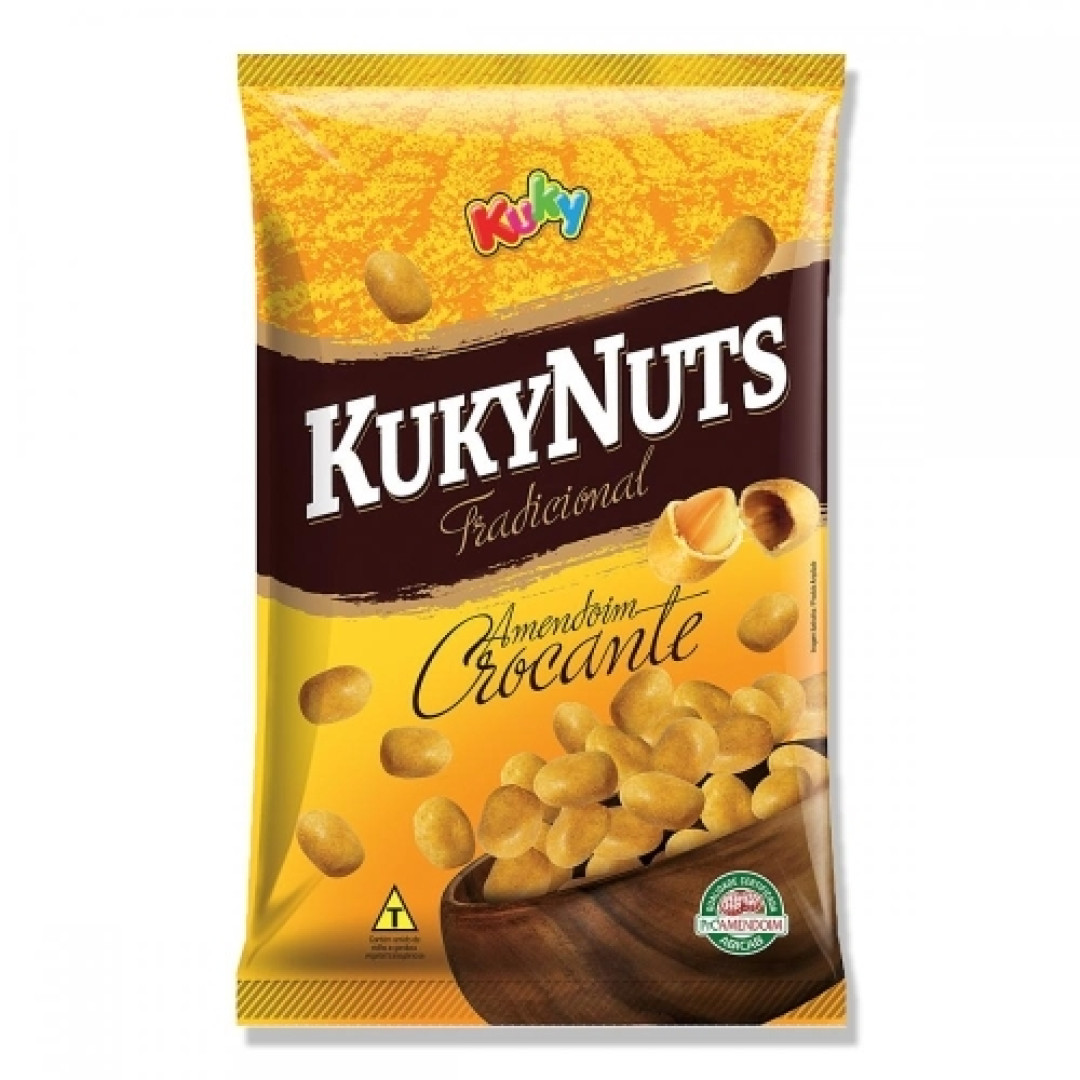 Detalhes do produto Amendoim Crocante 60X30Gr Kuky Nuts Tradicional