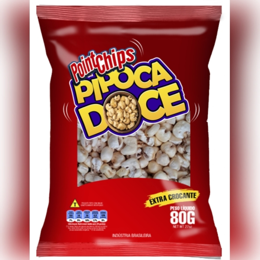 Detalhes do produto Pipoca Doce 80Gr Pointchips  Pipoca