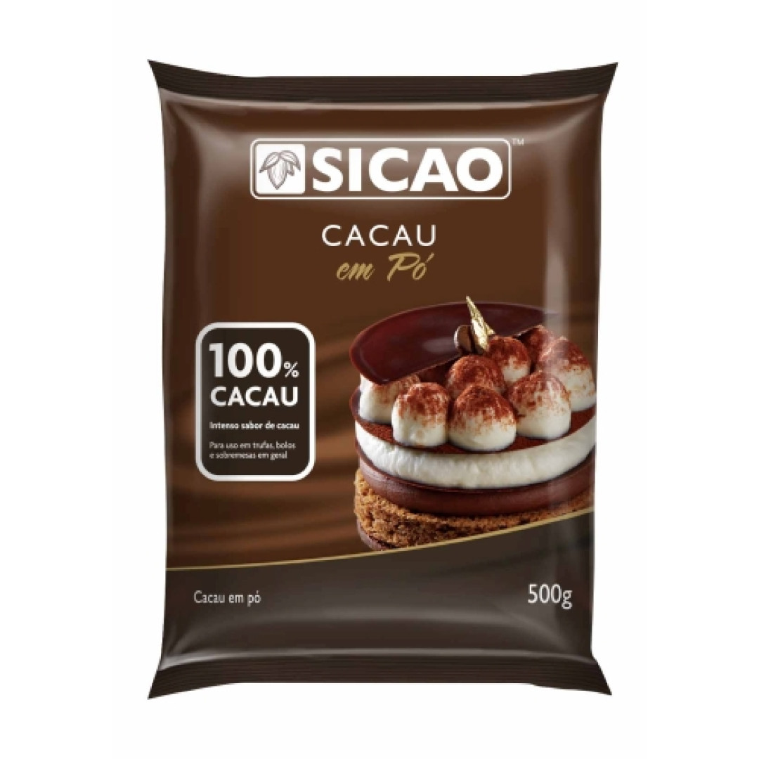 Detalhes do produto Cacau Po 100% Sicao 500Gr Callebaut .