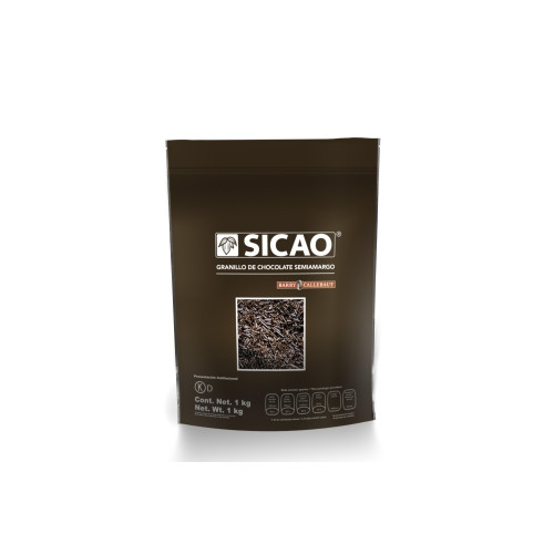Detalhes do produto Choc Granulado 1Kg Sicao Callebaut Meio Amargo