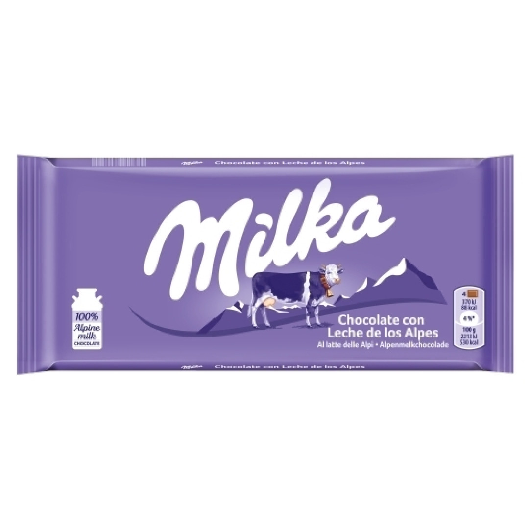 Detalhes do produto Choc Milka Alpine Milk 100Gr Leite