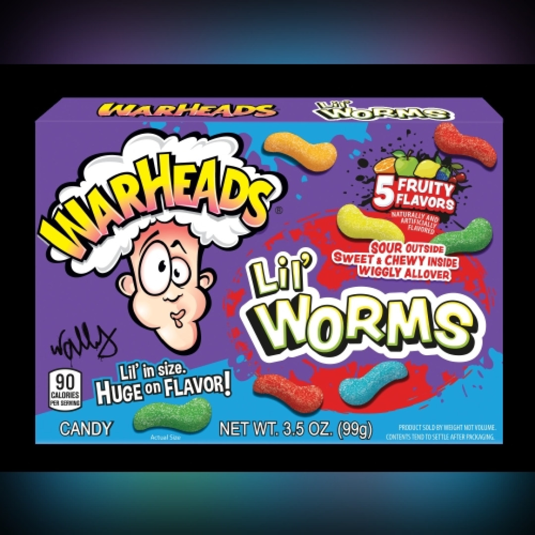 Detalhes do produto Bala Warheads Lil Worms 99G Bertolucc Frutas